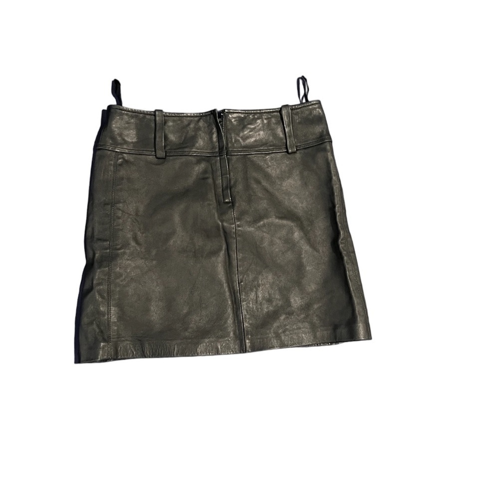 Bebe Leather Skirt Sz 4